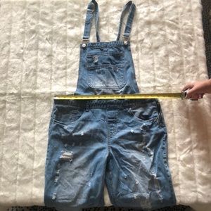 Angel Kiss Denim Overalls Like New - Large